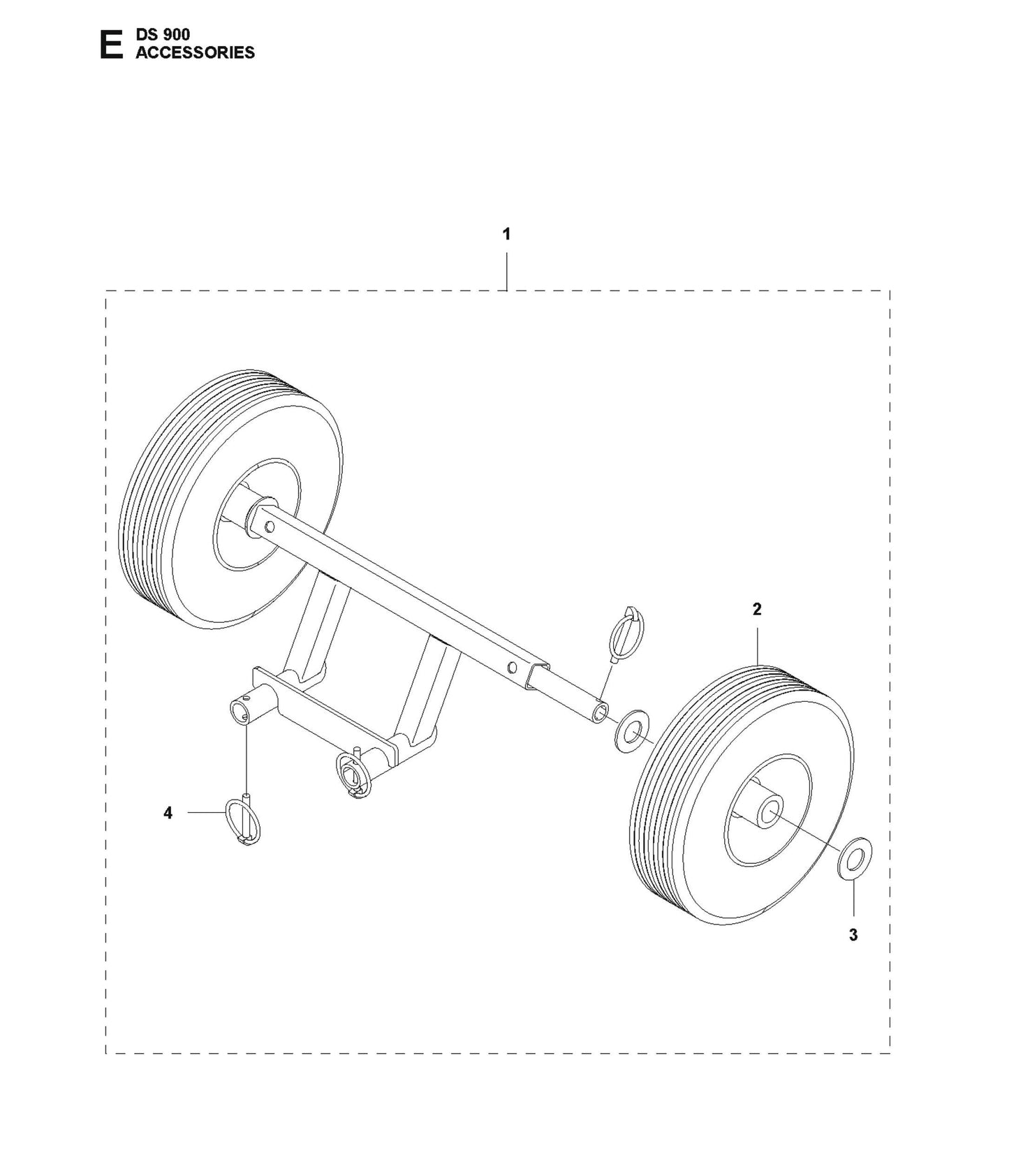 Accessories Parts for DS 900 By Husqvarna