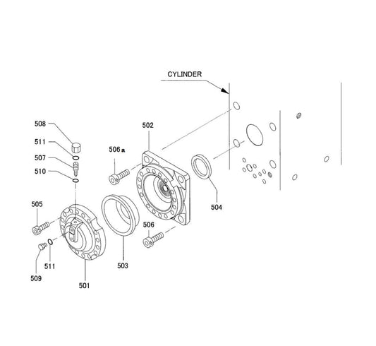 Accumulator Assembly Parts for Fx225 By Husqvarna