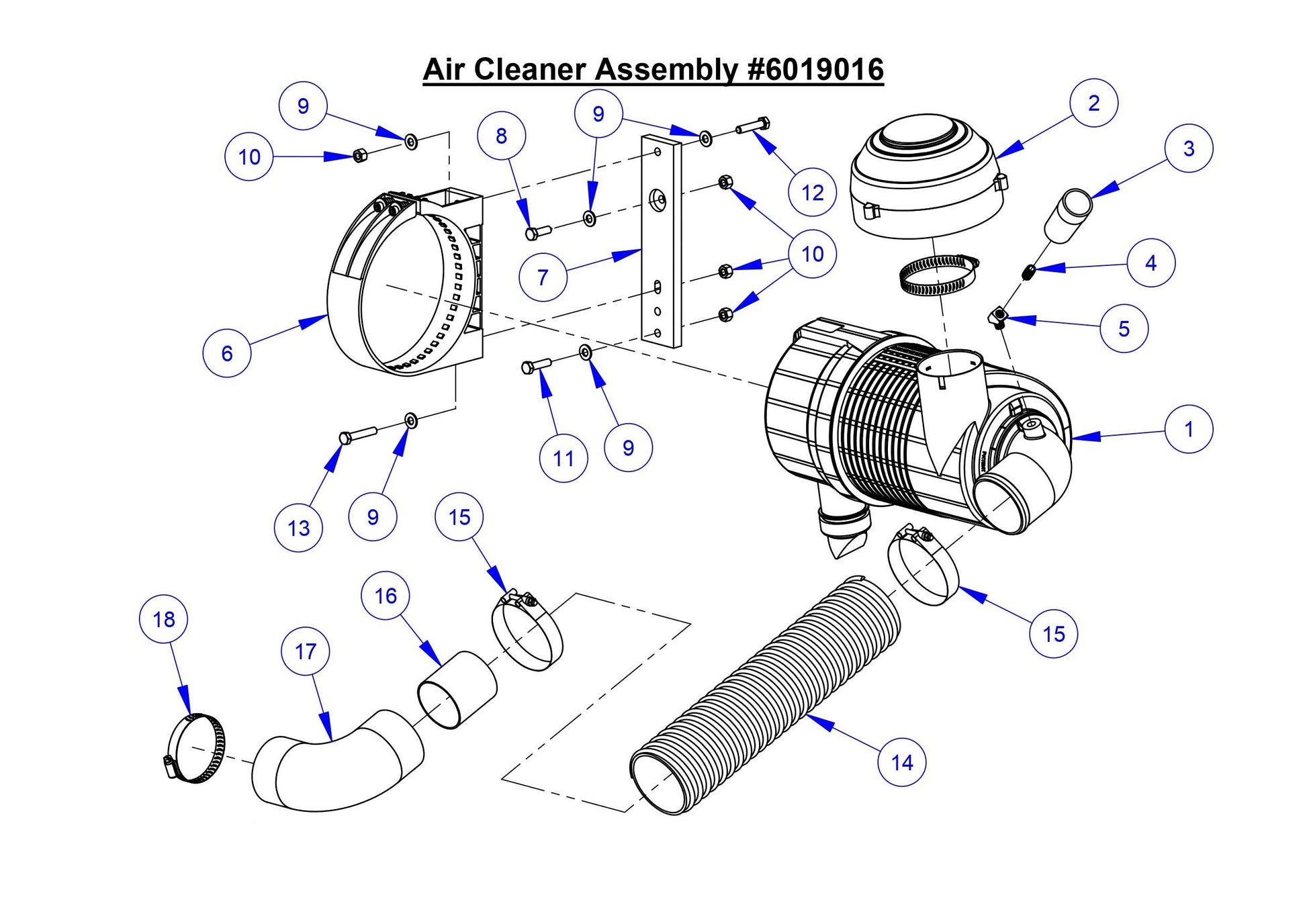 CC6566-3 Air Cleaner Assembly