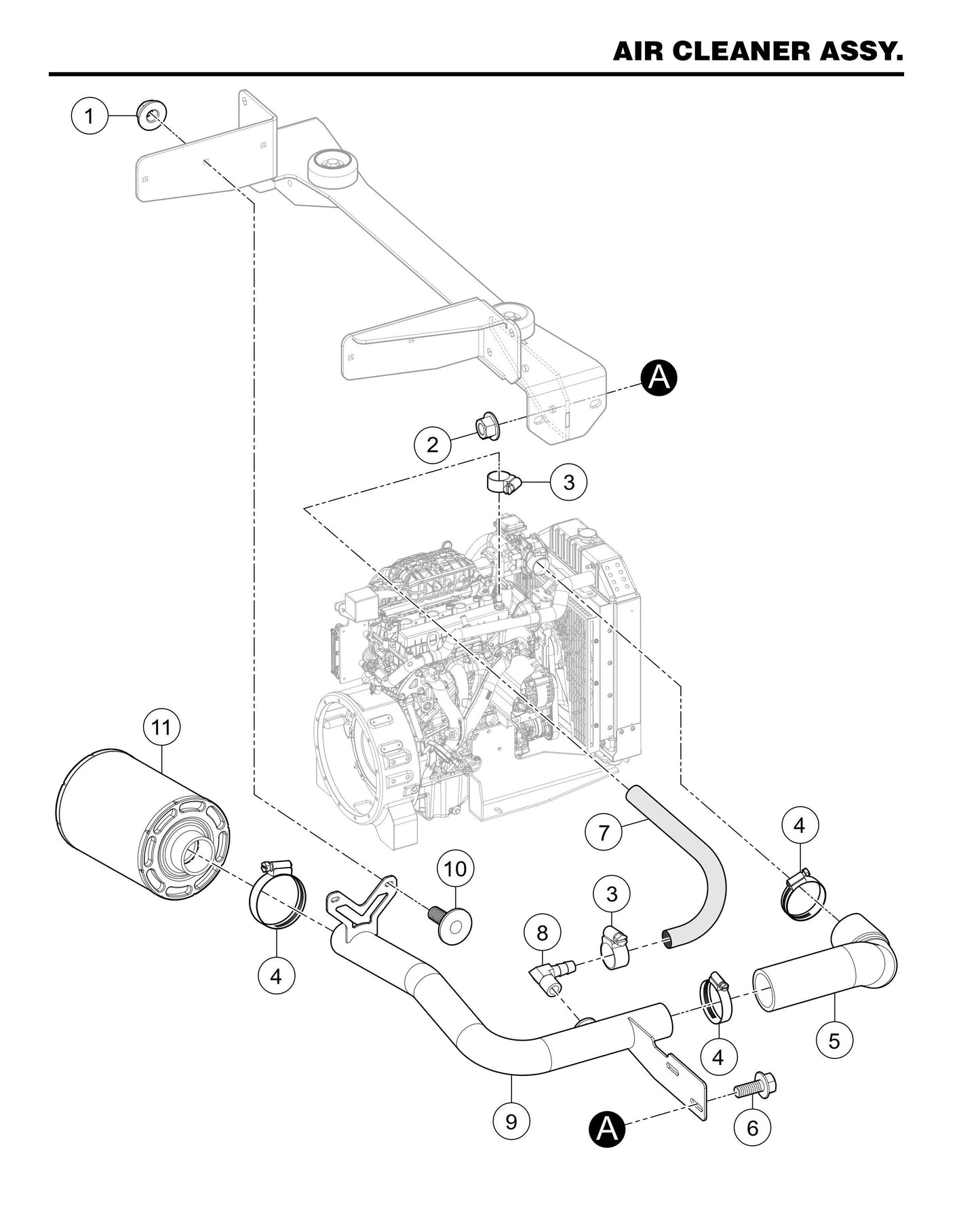 STXDF Air Cleaner Assembly