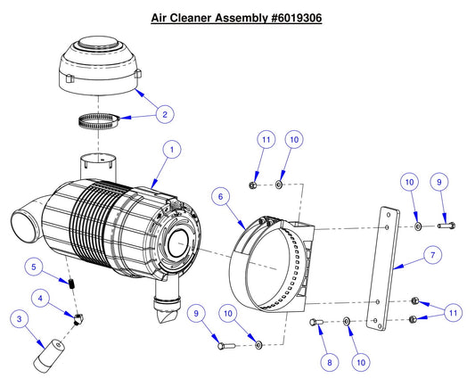 CC6561-3 Air Cleaner Assembly