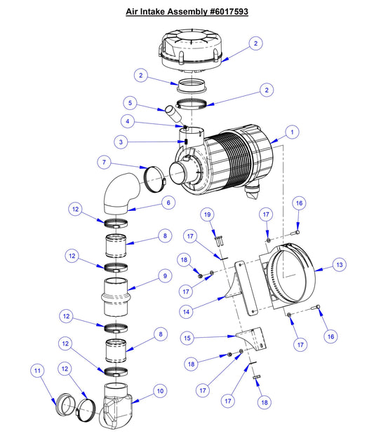 CC7574DD Air Intake Assembly