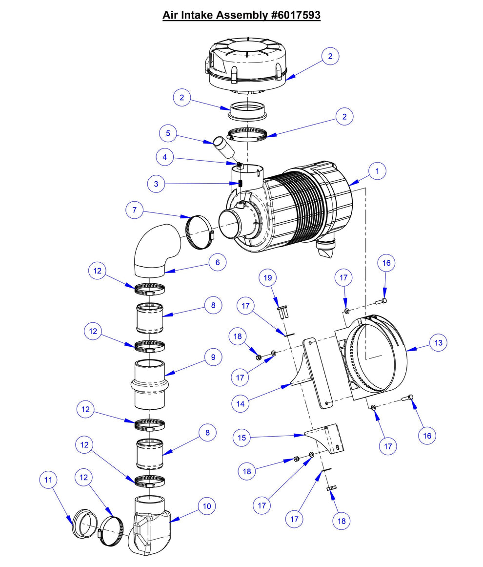 CC7574DD Air Intake Assembly