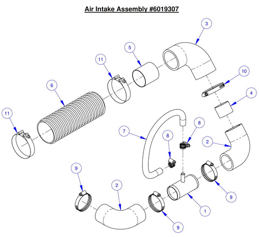 CC6561-3 Air Intake Assembly