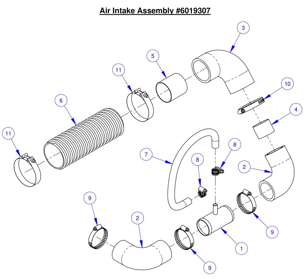 CC6561-3 Air Intake Assembly