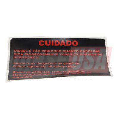 1028784207 ADESIVO (DIESEL)_LABEL *BR7300 FOR ATLAS COPCO DYNAPAC CHICAGO PNEUMATIC EQUIPMENT