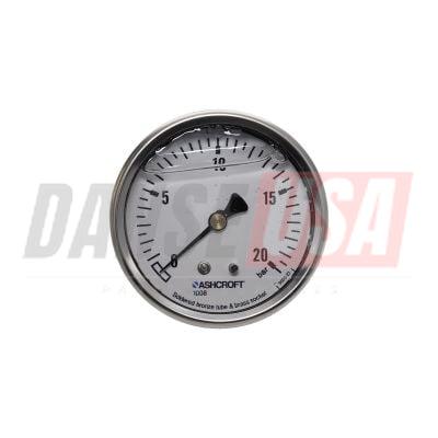 1028869568 MANOMETER OUTPUT TRAS. 1/4+BSP FOR ATLAS COPCO DYNAPAC CHICAGO PNEUMATIC EQUIPMENT