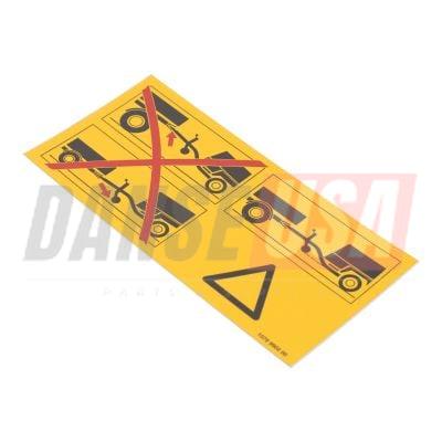 1079990200 WARNING LABEL FOR ATLAS COPCO DYNAPAC CHICAGO PNEUMATIC EQUIPMENT