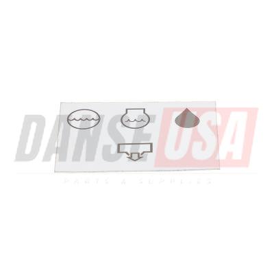 1079992208 INFORMATION LABEL FOR ATLAS COPCO DYNAPAC CHICAGO PNEUMATIC EQUIPMENT