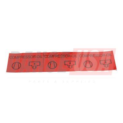 1079992209 INFORMATION LABEL FOR ATLAS COPCO DYNAPAC CHICAGO PNEUMATIC EQUIPMENT
