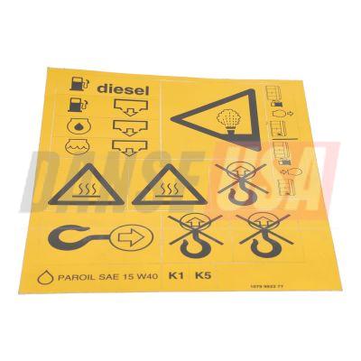 1079992277 WARNING LABEL FOR ATLAS COPCO DYNAPAC CHICAGO PNEUMATIC EQUIPMENT