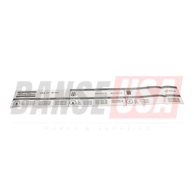 1079992566 INFORMATION LABEL FOR ATLAS COPCO DYNAPAC CHICAGO PNEUMATIC EQUIPMENT