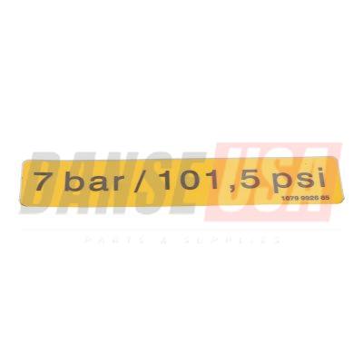 1079992685 INFORMATION LABEL FOR ATLAS COPCO DYNAPAC CHICAGO PNEUMATIC EQUIPMENT