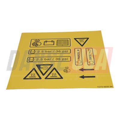 1079993086 LABEL FOR ATLAS COPCO DYNAPAC CHICAGO PNEUMATIC EQUIPMENT