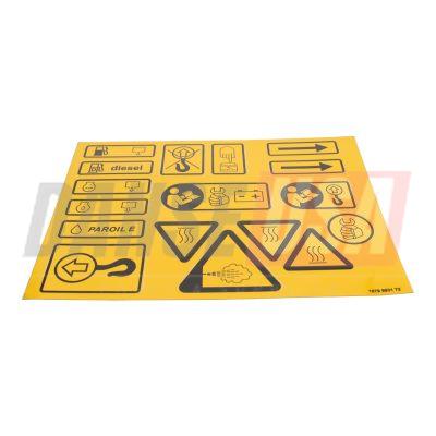 1079993172 DECAL FOR ATLAS COPCO DYNAPAC CHICAGO PNEUMATIC EQUIPMENT