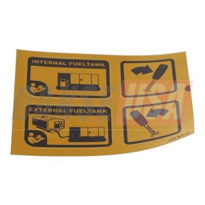 1079993191 DECAL INSTRUCT. FOR ATLAS COPCO DYNAPAC CHICAGO PNEUMATIC EQUIPMENT