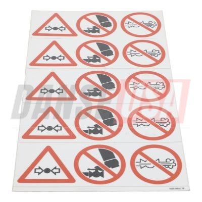 1079993278 DECAL WARNIN FOR ATLAS COPCO DYNAPAC CHICAGO PNEUMATIC EQUIPMENT