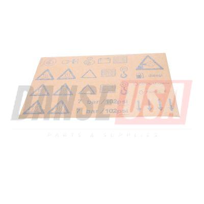 1092038368 LABEL FOR ATLAS COPCO DYNAPAC CHICAGO PNEUMATIC EQUIPMENT