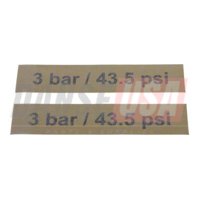 1092682600 DECAL - TYRE PSI FOR ATLAS COPCO DYNAPAC CHICAGO PNEUMATIC EQUIPMENT