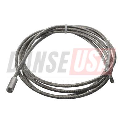 1636300272 STEEL CABLE RUN 2.6M FOR ATLAS COPCO DYNAPAC CHICAGO PNEUMATIC EQUIPMENT