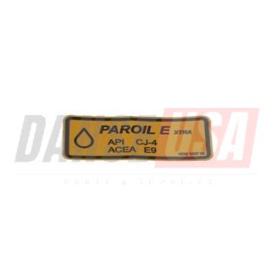 1638168700 DECAL INSTRUCT. FOR ATLAS COPCO DYNAPAC CHICAGO PNEUMATIC EQUIPMENT