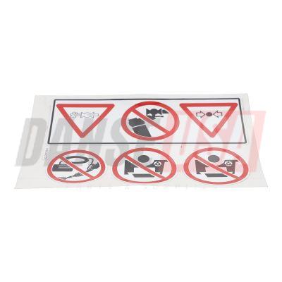 1638292500 DECAL WARNING FOR ATLAS COPCO DYNAPAC CHICAGO PNEUMATIC EQUIPMENT
