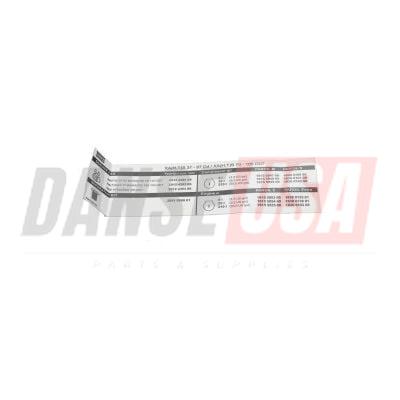 1638432000 DECAL INSTRUCT. FOR ATLAS COPCO DYNAPAC CHICAGO PNEUMATIC EQUIPMENT