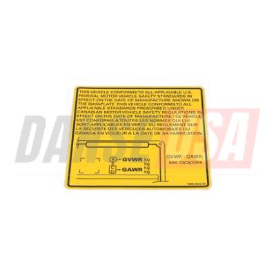1638443000 DECAL INSTRUCT. FOR ATLAS COPCO DYNAPAC CHICAGO PNEUMATIC EQUIPMENT