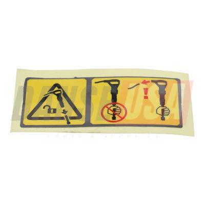 3310157200 WARNING LABEL FOR ATLAS COPCO DYNAPAC CHICAGO PNEUMATIC EQUIPMENT