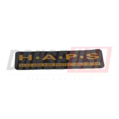 9234000605 DECAL H.A.P.S. FOR ATLAS COPCO DYNAPAC CHICAGO PNEUMATIC EQUIPMENT