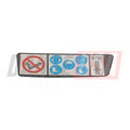 9234020866 WARNING SIGN FOR ATLAS COPCO DYNAPAC CHICAGO PNEUMATIC EQUIPMENT