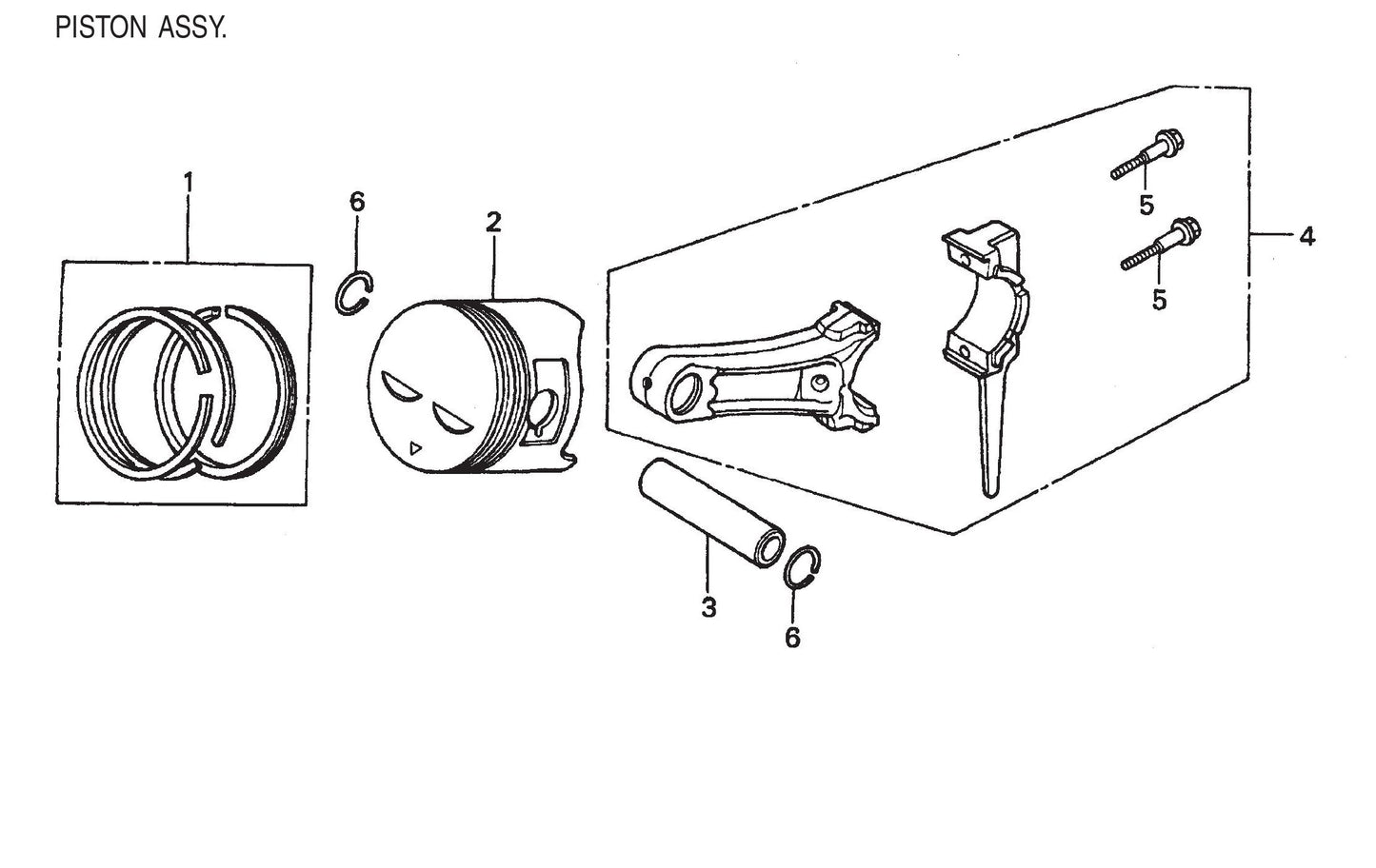 B-Series Piston Assembly Parts