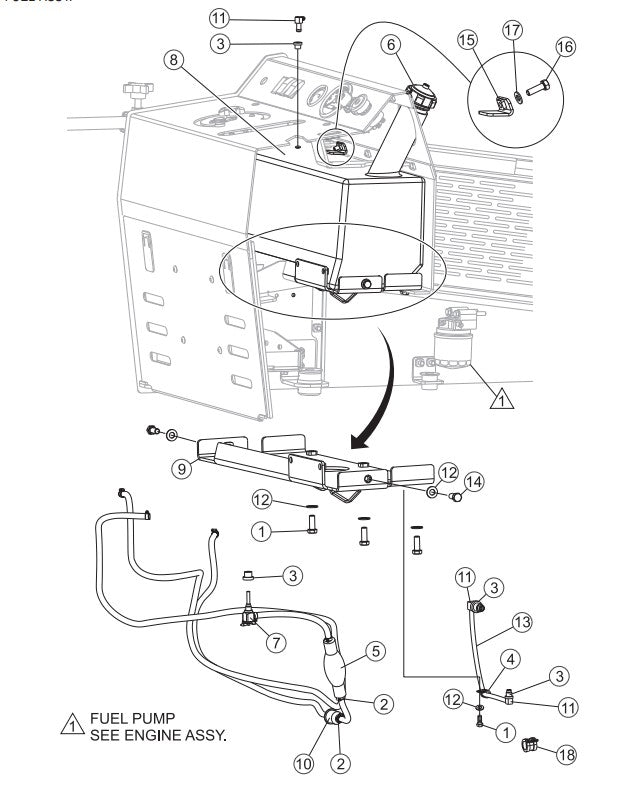 Fuel Assembly Parts-PS403016, PS403020, PS403026, PS403030 DEUTZ F2L2011 DIESEL ENGINE