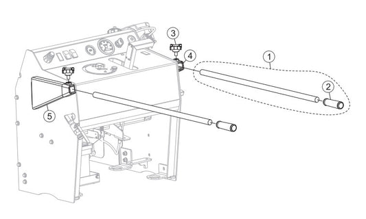 Handlebars Assembly Parts-PS403016, PS403020, PS403026, PS403030 DEUTZ F2L2011 DIESEL ENGINE