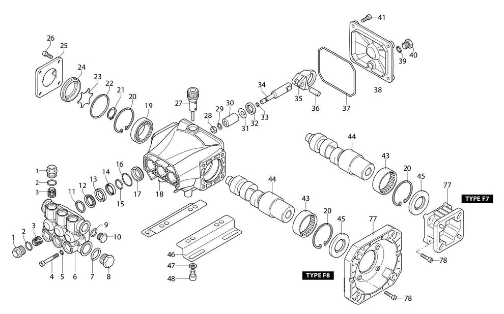 BE B2565HAS Pressure Washer Assembly-2 Parts by BE Power Equipment