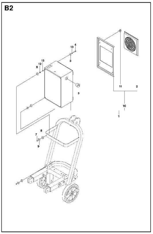 B2 Parts For PG 680 By Husqvarna