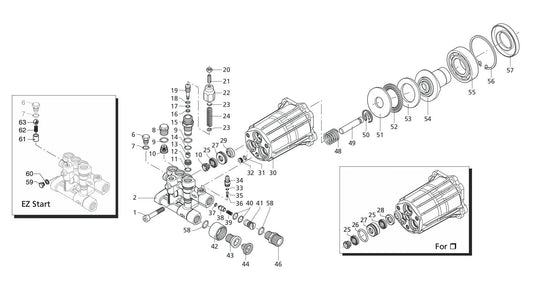 BE B316HAS Pressure Washer Assembly-2 Parts by BE Power Equipment