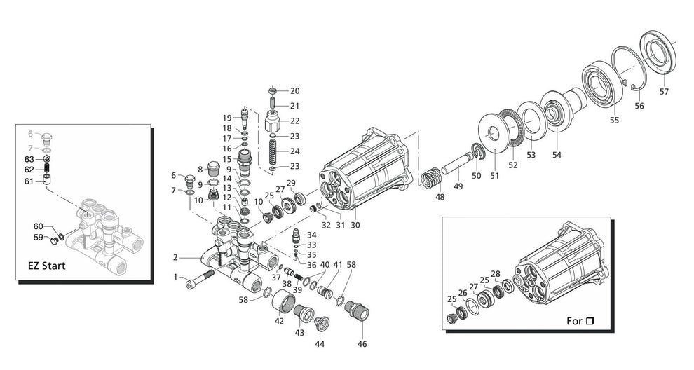 BE B316HAS Pressure Washer Assembly-2 Parts by BE Power Equipment