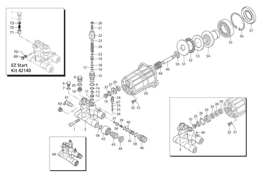 BE B317RA Pressure Washer Assembly-2 Parts by BE Power Equipment