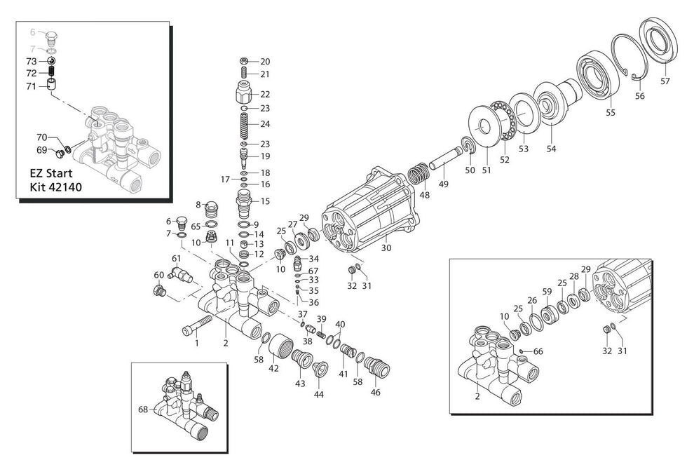 BE B317RA Pressure Washer Assembly-2 Parts by BE Power Equipment