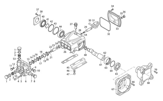 BE B4013HAAS Pressure Washer Assembly-2 Parts by BE Power Equipment
