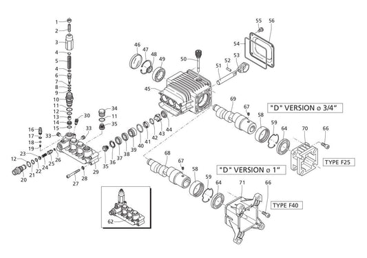 BE B4015RA Pressure Washer Assembly-2 Parts by BE Power Equipment