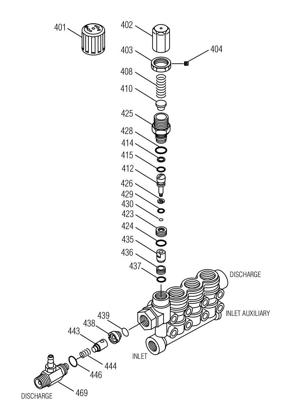 BE B4213HAJ Pressure Washer Assembly-3 Parts by BE Power Equipment