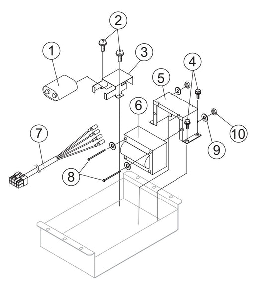 GB114BC Ballast Plate Cover Assembly Parts by Multiquip