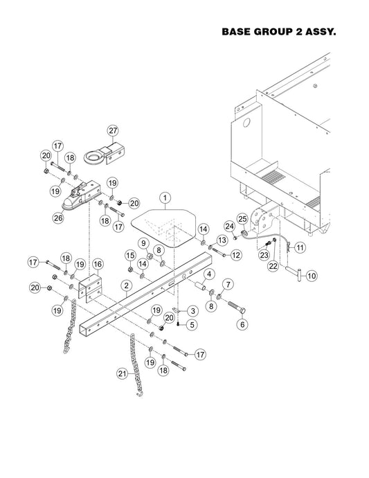 GBX12SK, GBX24BK GloBug Lighting System Base Group 2 Assembly Parts by Multiquip