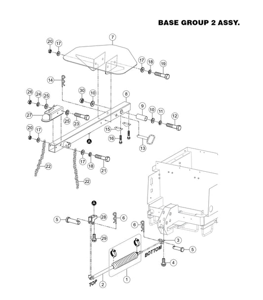 GBX GloBug Lighting System Base Group 2 Assembly Parts by Multiquip