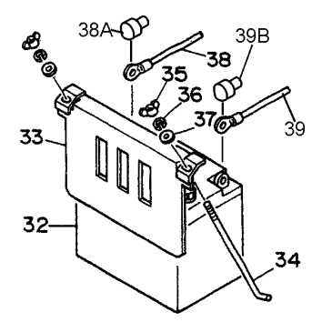 GA6HB GA6HEB Battery Assembly Parts By Multiquip