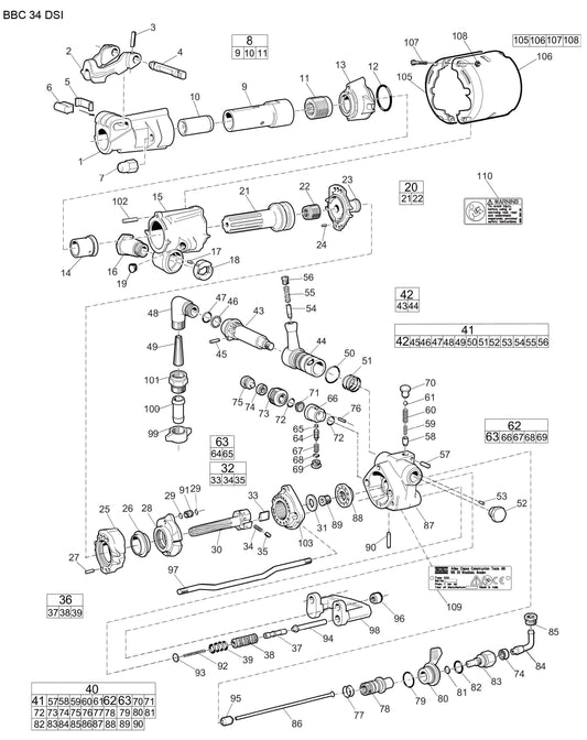 BBC 34 DSI Rock Drill