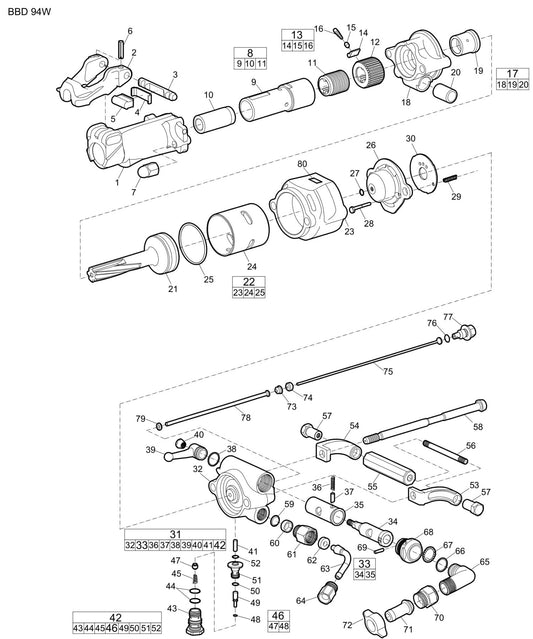 BBD94W Pusher Leg