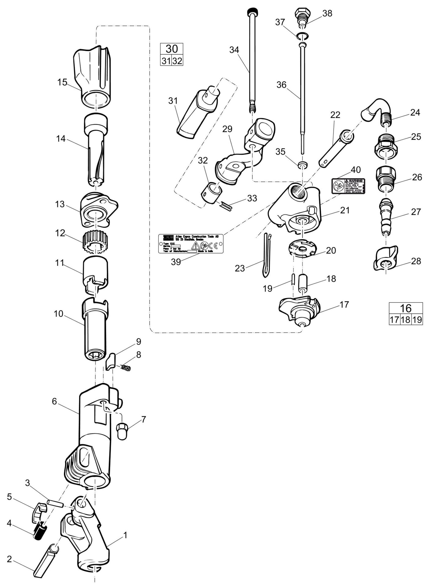BBD 12T-01 Rock Drill